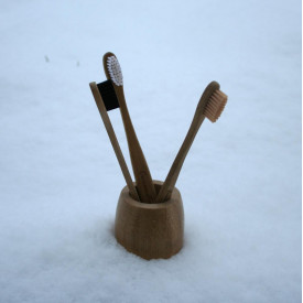 Bambusová zubná kefka -bambusové štetinky